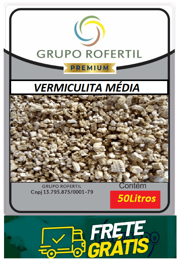 Vermiculita Média Higienizado Original Frete Grátis 100 Litros Excelente