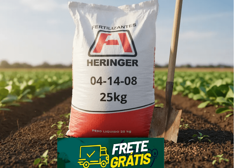 Adubo Fertilizante 04.14.08 Heringer 25kg Npk Original Lacrado