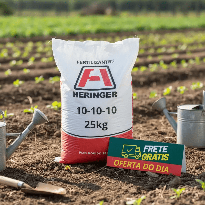 Adubo Fertilizante 10.10.10 Heringer 25kg Npk Original Lacrado