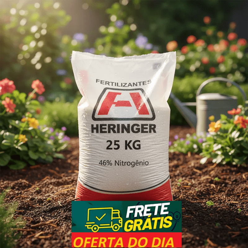 Adubo Fertilizante Ureia 46.00.00 Heringer 25kg Npk Original Lacrado