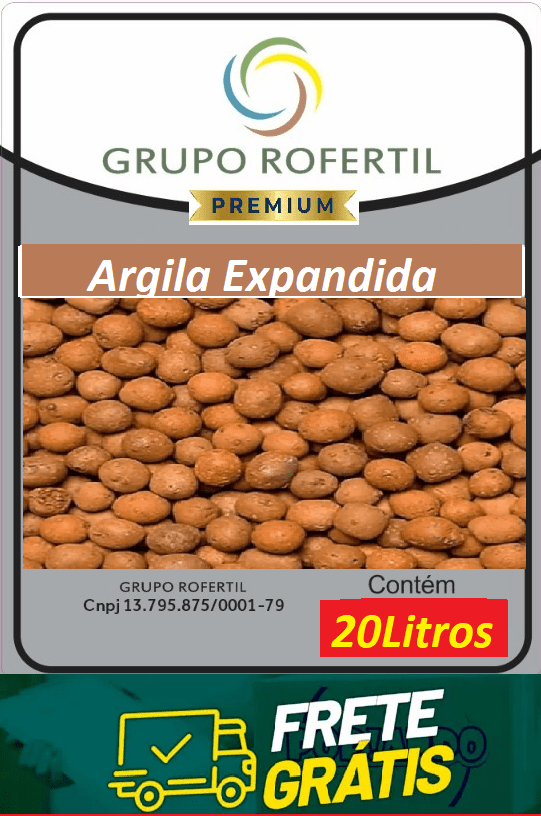 Argila Expandida Higienizado Original Frete Grátis 20 Litros