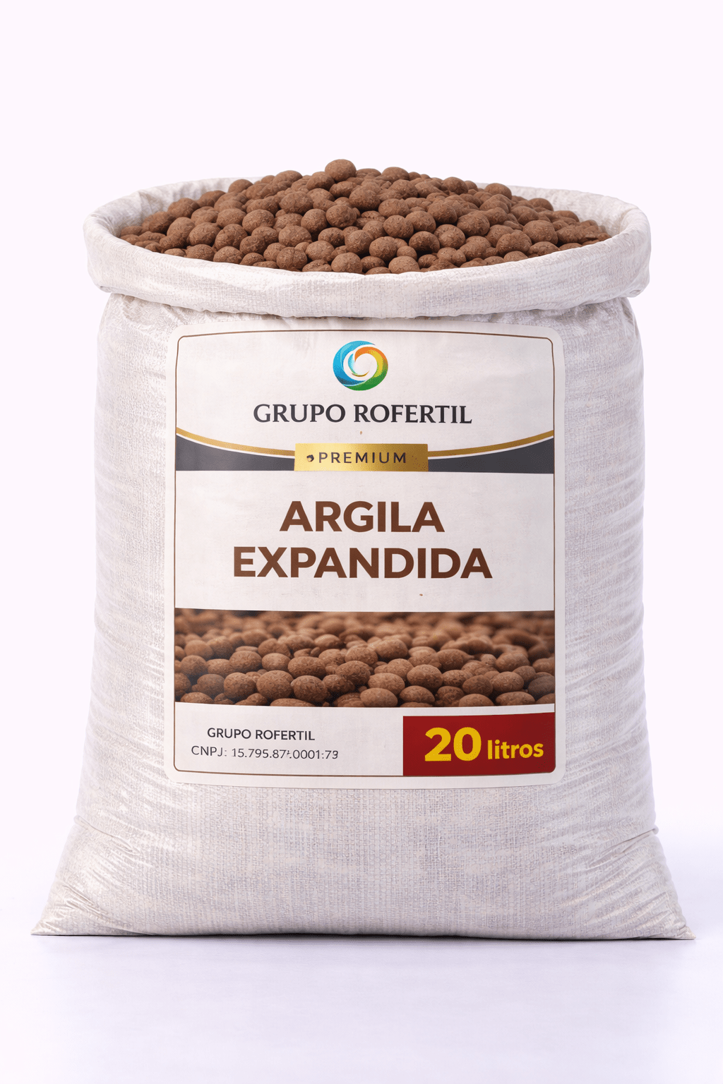 Argila Expandida 20L Para Drenagem de Vasos e Jardins – Frete Grátis