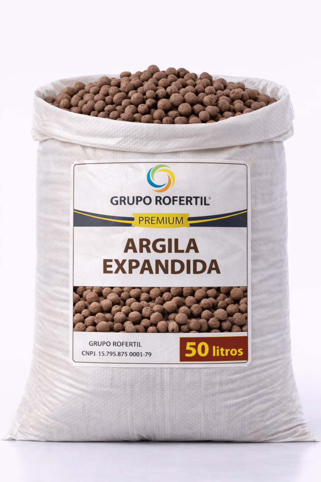 Argila Expandida 50L Para Drenagem de Vasos e Jardins – Frete Grátis