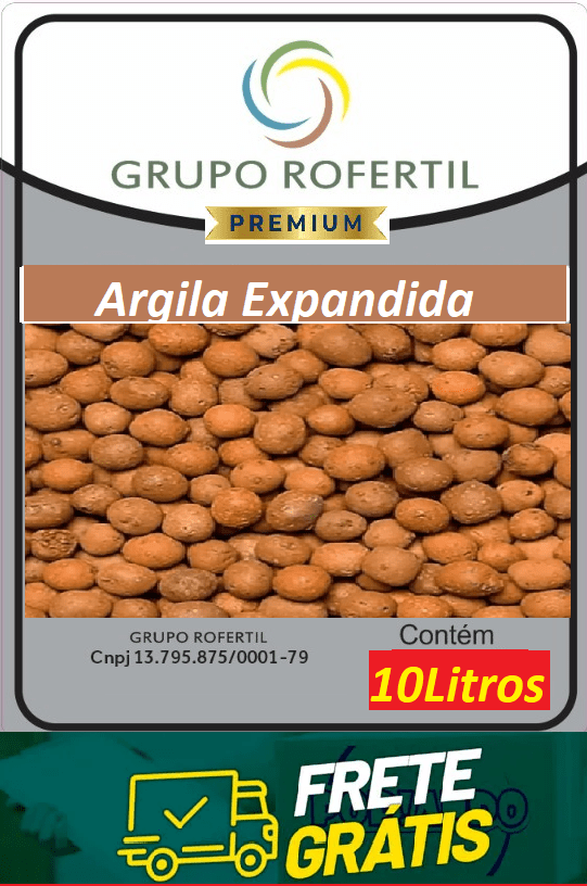 Argila Expandida Higienizado Original Frete Grátis 10 Litros