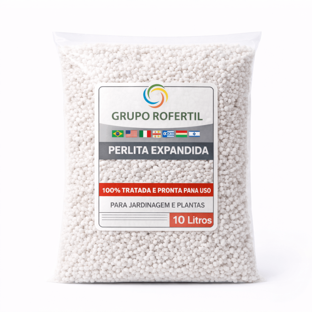 Perlita Expandida 10 Litros Para Plantas e Jardinagem – Frete Grátis