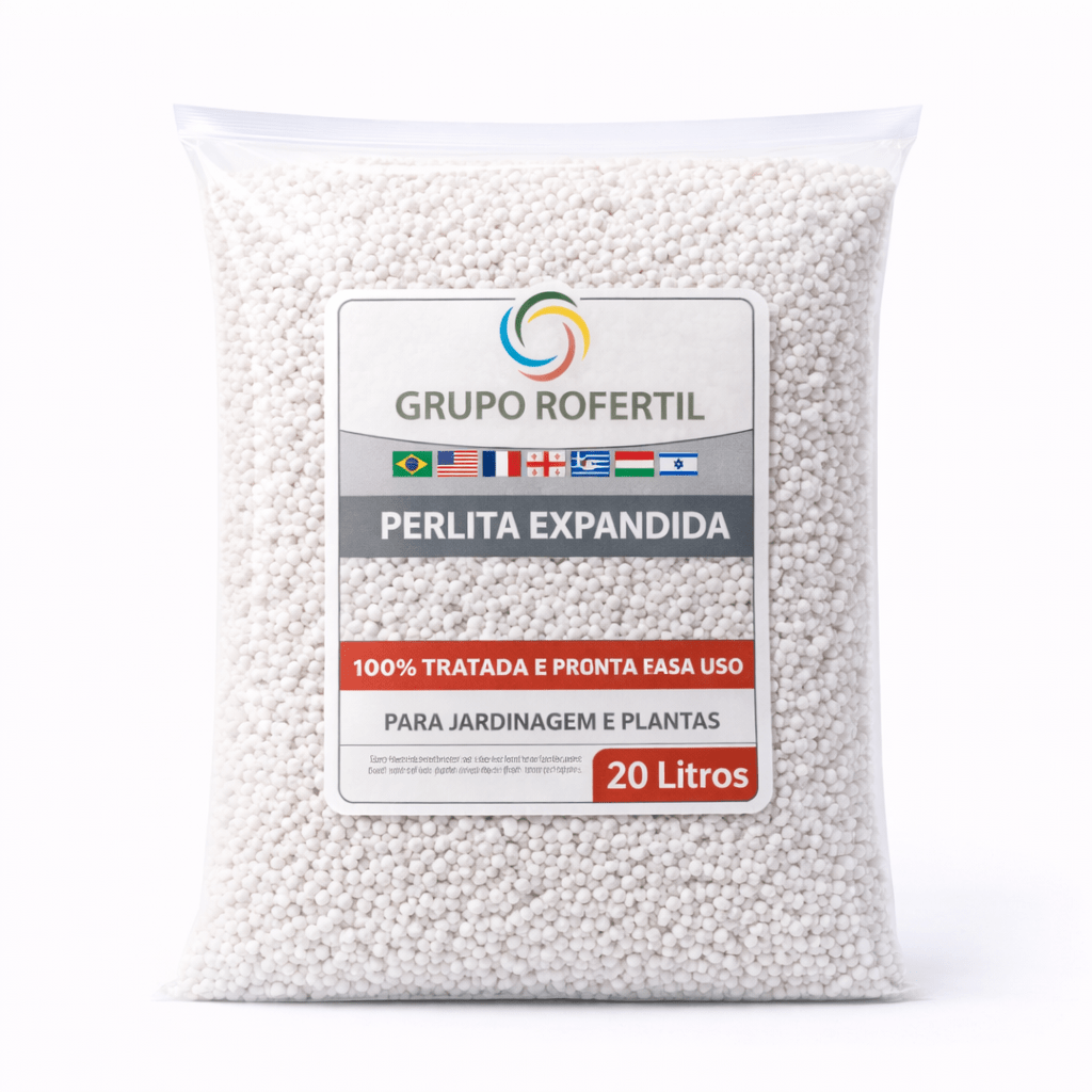 Perlita Expandida 20 Litros Para Plantas e Jardinagem – Frete Grátis