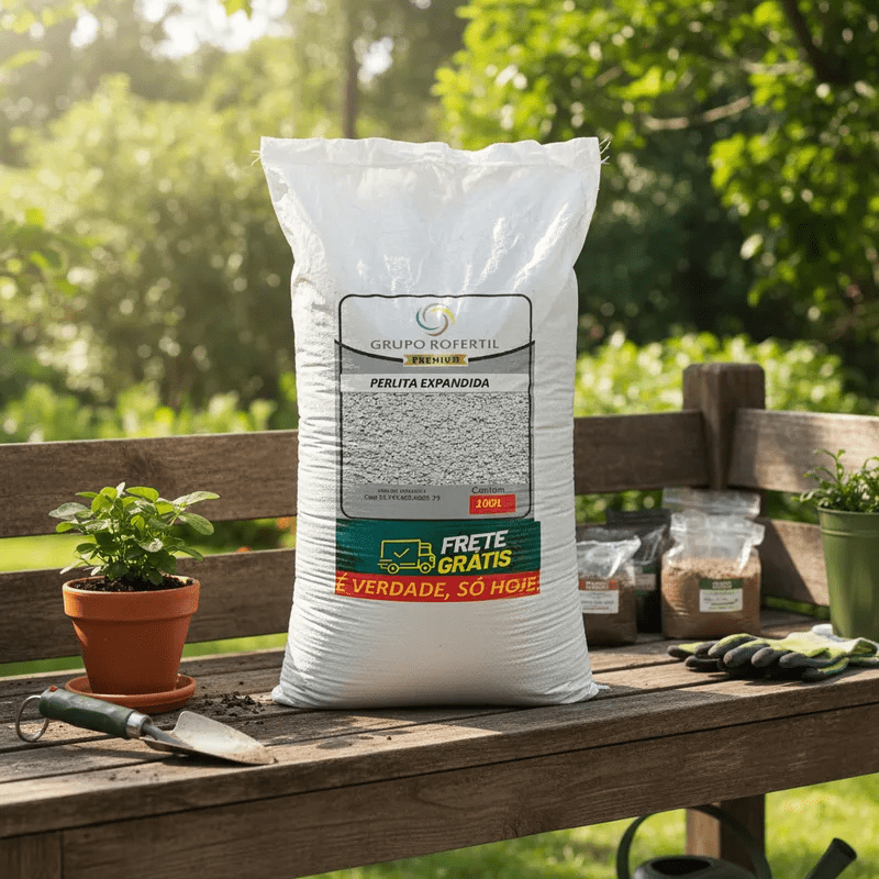 Perlita Expandida Higienizado Original Frete Gratis 100 Litros