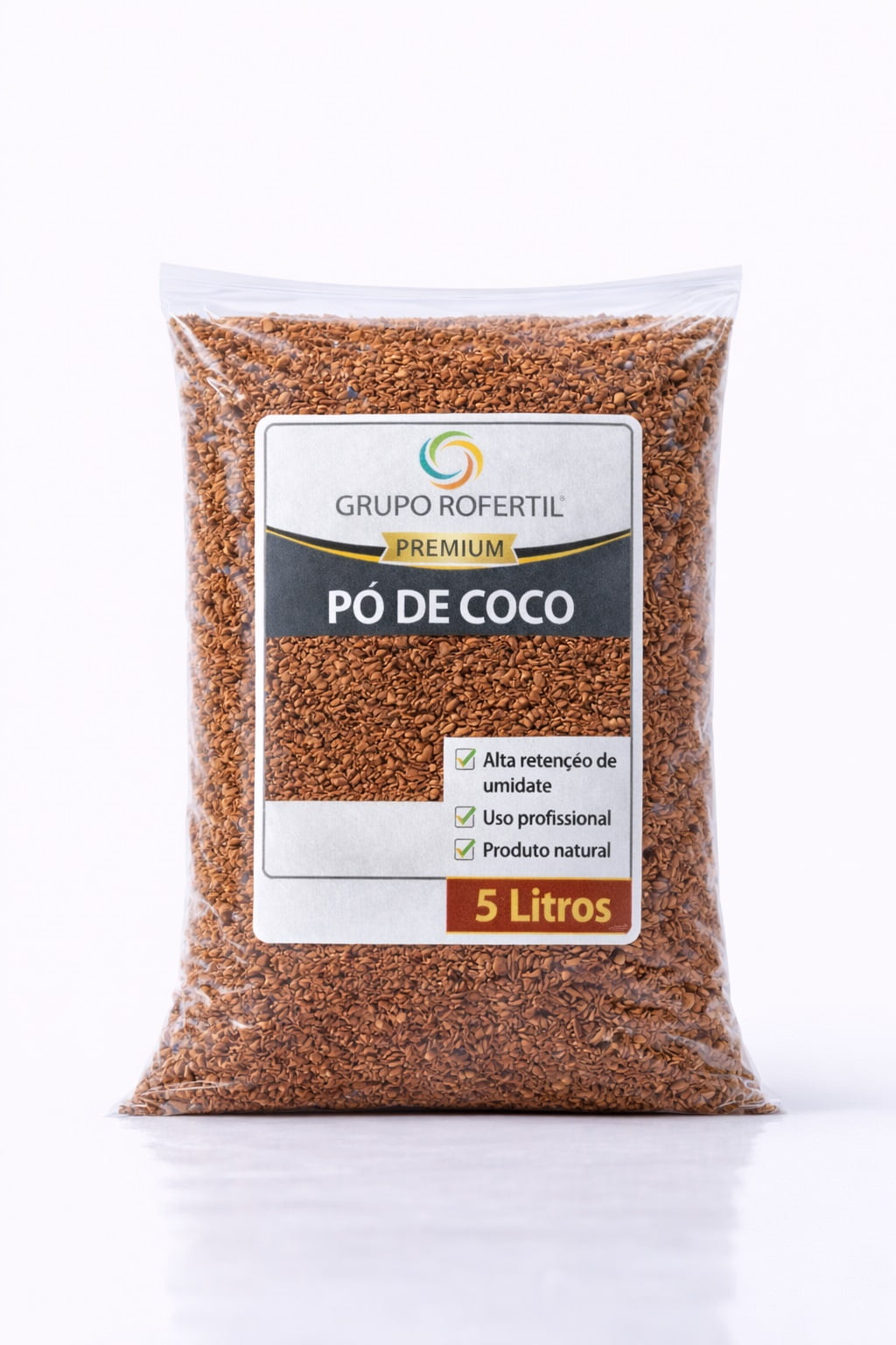 Pó de Coco 05 Litros Para Plantas e Jardinagem – Frete Grátis