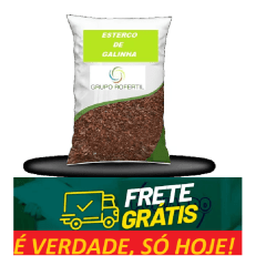 Esterco De Galinha - Adubo Orgânico - Jardinagem - 10kg