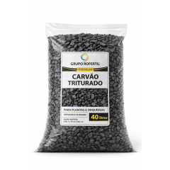Carvão Triturado 40 Litros Para Plantas e Orquídeas – Drenagem e Filtragem + Frete Grátis