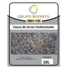  Oferta Relampago Casca de Arroz Carbonizada 10 Litros 