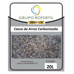  Oferta Relampago Casca de Arroz Carbonizada 20 Litros 