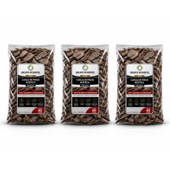 Kit 120 Litros Casca de Pinus Rústica para Jardim – Cobertura Natural do Solo com Frete Grátis