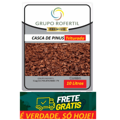 Casca de Pinus Triturada Higienizado Original Frete Grátis 10 Litros