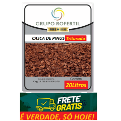 Casca de Pinus Triturada Higienizado Original Frete Grátis 20 Litros